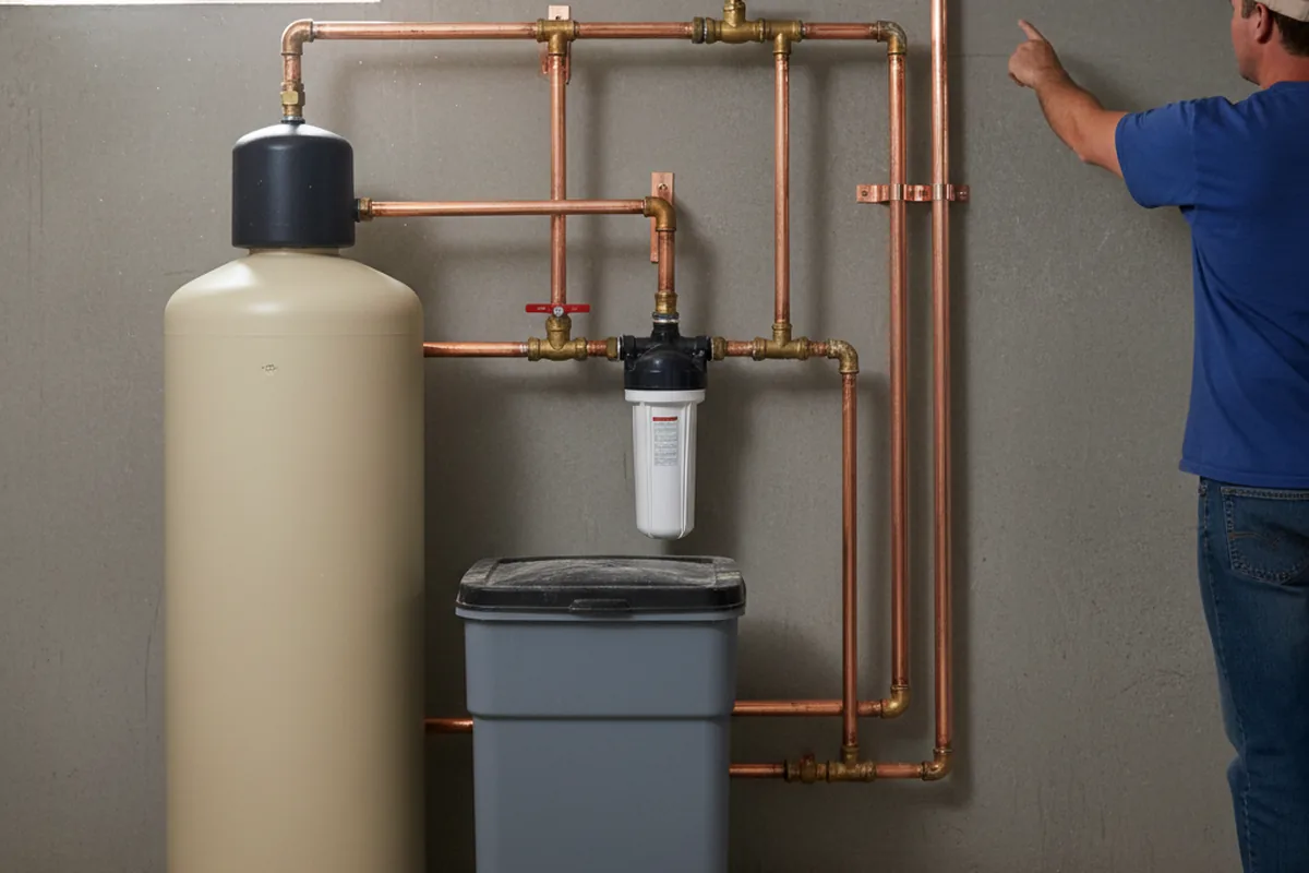 Whole-house water treatment system installed in Bostic